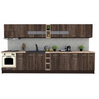 Bucatarie MARINA NEW 380 Wenge / Decor 7648